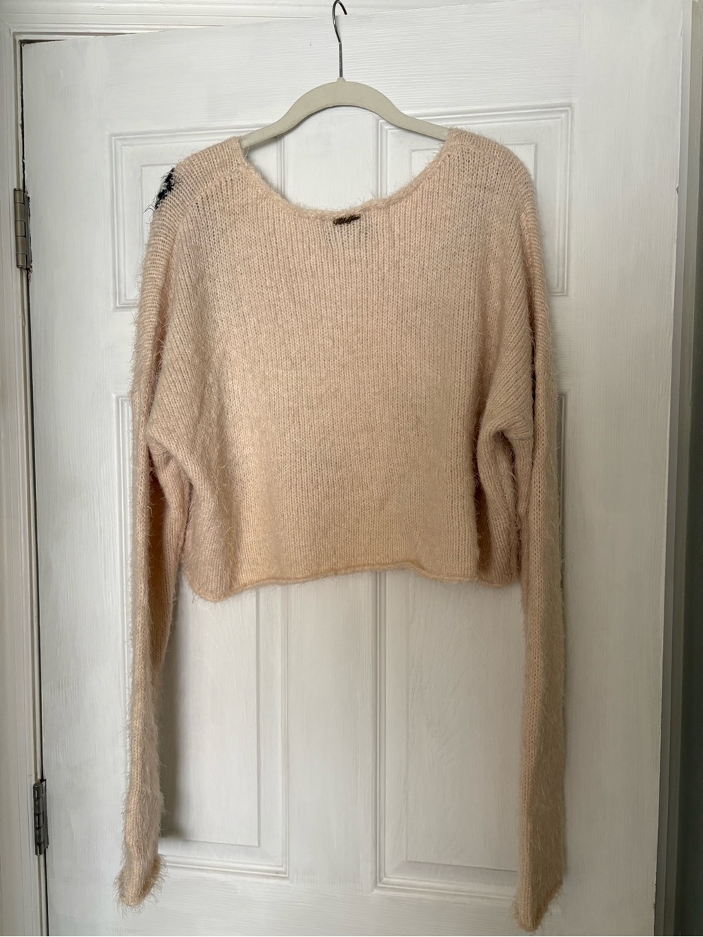 Rare Wildfox Fuzzy Cat Cropped Sweater - Picture 4 of 8